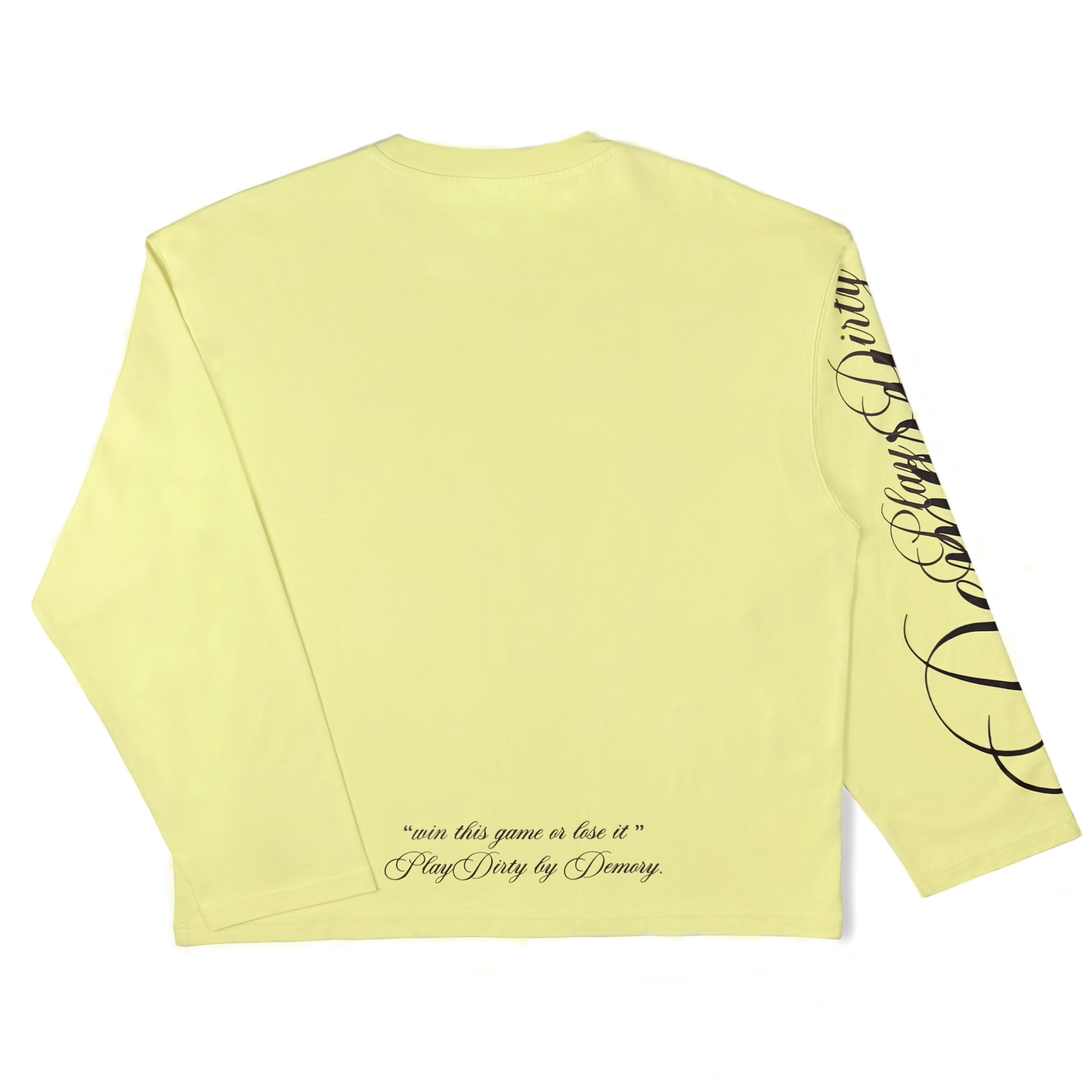 Play Dirty Yellow Longsleeve
