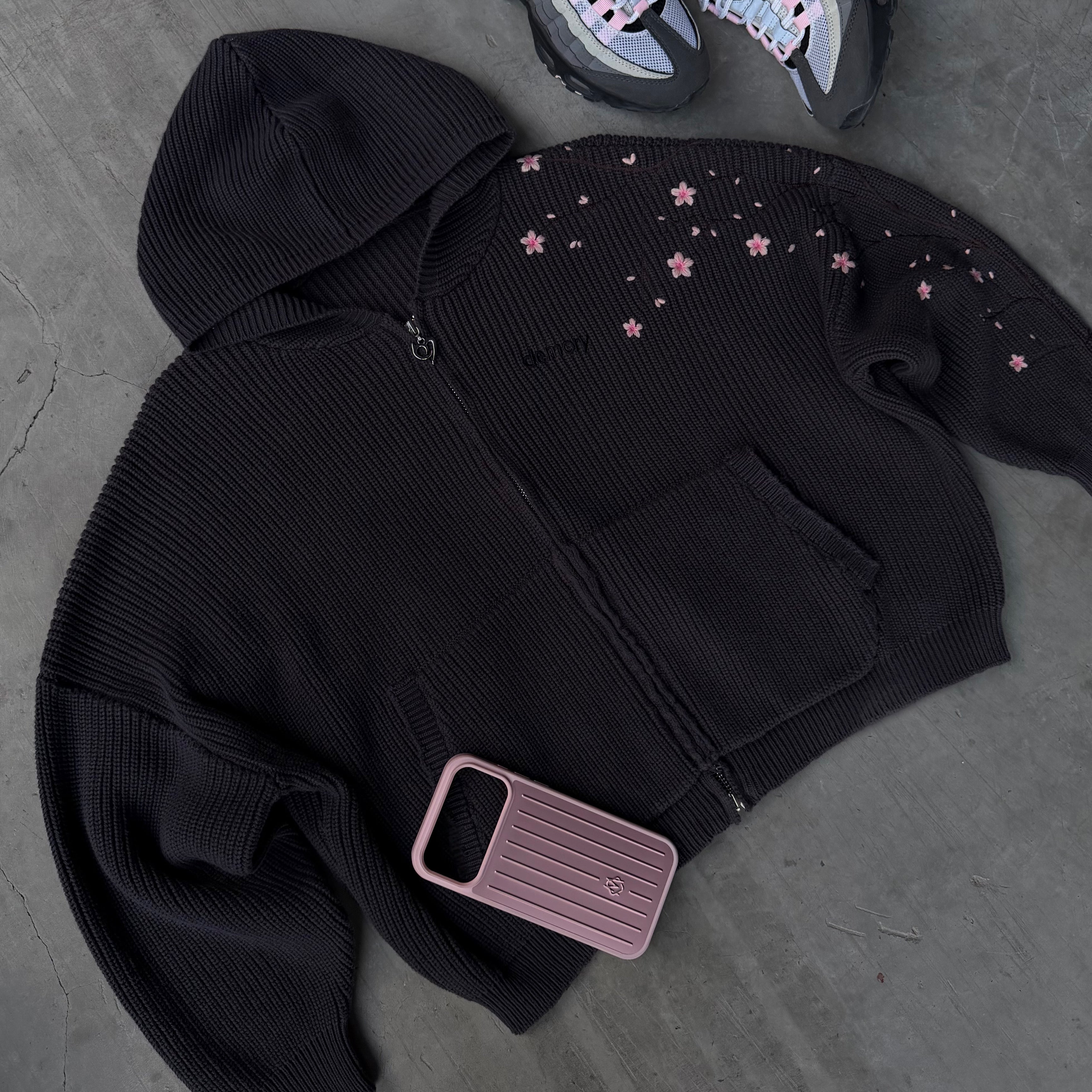 Play Dirty Sakura Knit Zip